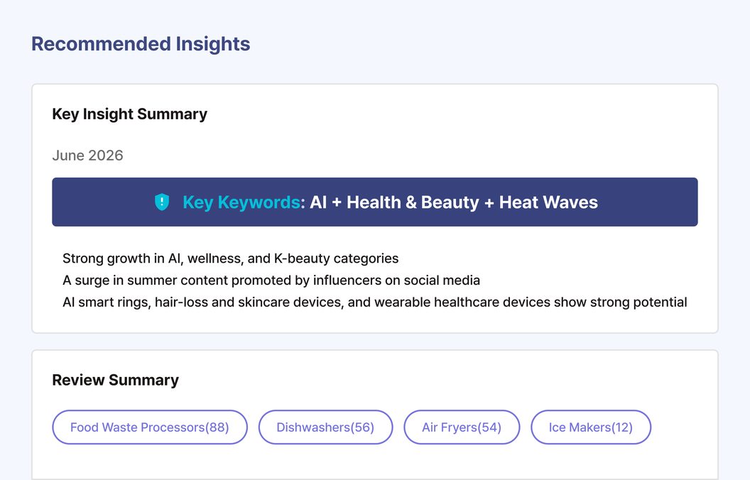VibeTracker insight recommendations screen